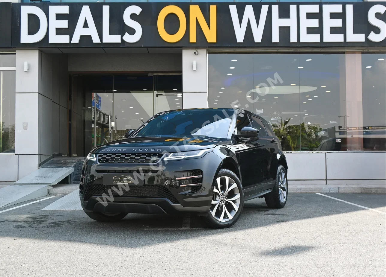 Land Rover  Evoque  Dynamic  2020  Automatic  89,000 Km  4 Cylinder  Four Wheel Drive (4WD)  SUV  Black