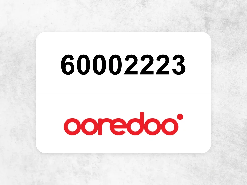 Ooredoo Mobile Phone  60002223