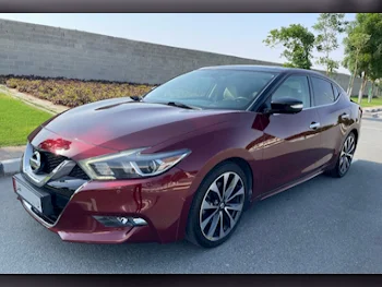 Nissan  Maxima  SR  2016  Automatic  83,800 Km  6 Cylinder  Front Wheel Drive (FWD)  Sedan  Red