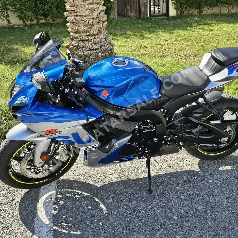 Suzuki  GSX-R600 -  2021 - Color Blue & Silver