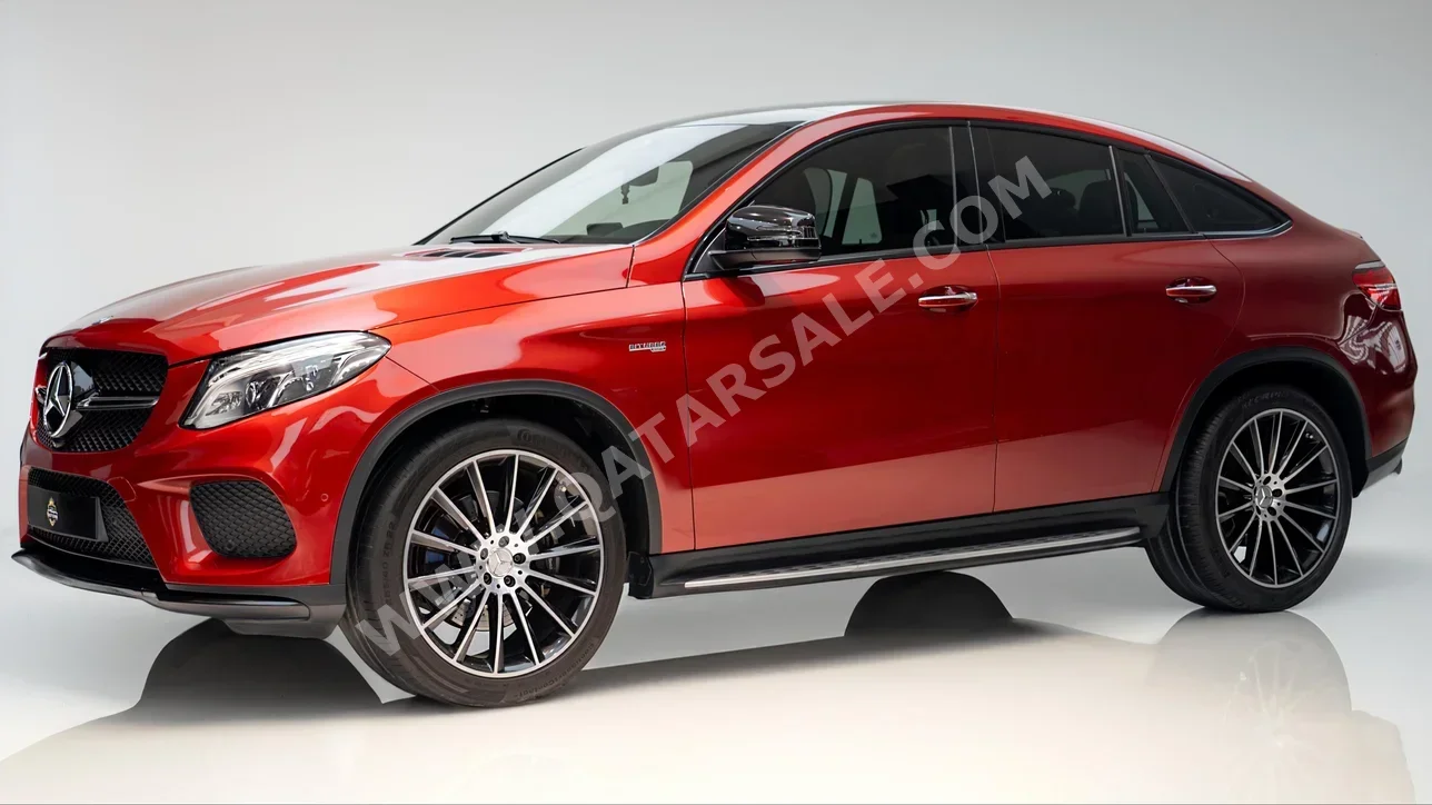 Mercedes-Benz  GLE  43 AMG  2018  Automatic  85٬000 Km  6 Cylinder  Four Wheel Drive (4WD)  SUV  Red