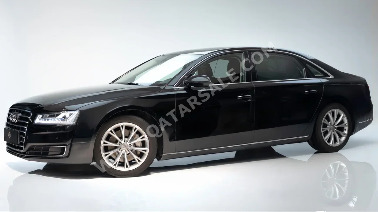 Audi  A8  L 55TFSI  2017  Automatic  46٬000 Km  6 Cylinder  Four Wheel Drive (4WD)  Sedan  Black