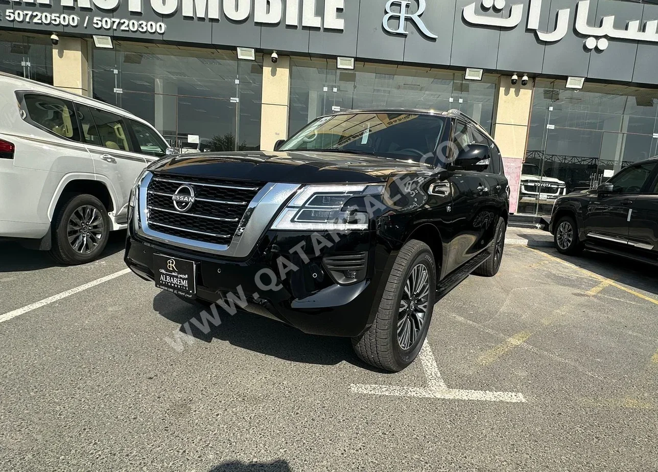  Nissan  Patrol  LE  2024  Automatic  0 Km  8 Cylinder  Four Wheel Drive (4WD)  SUV  Black  With Warranty