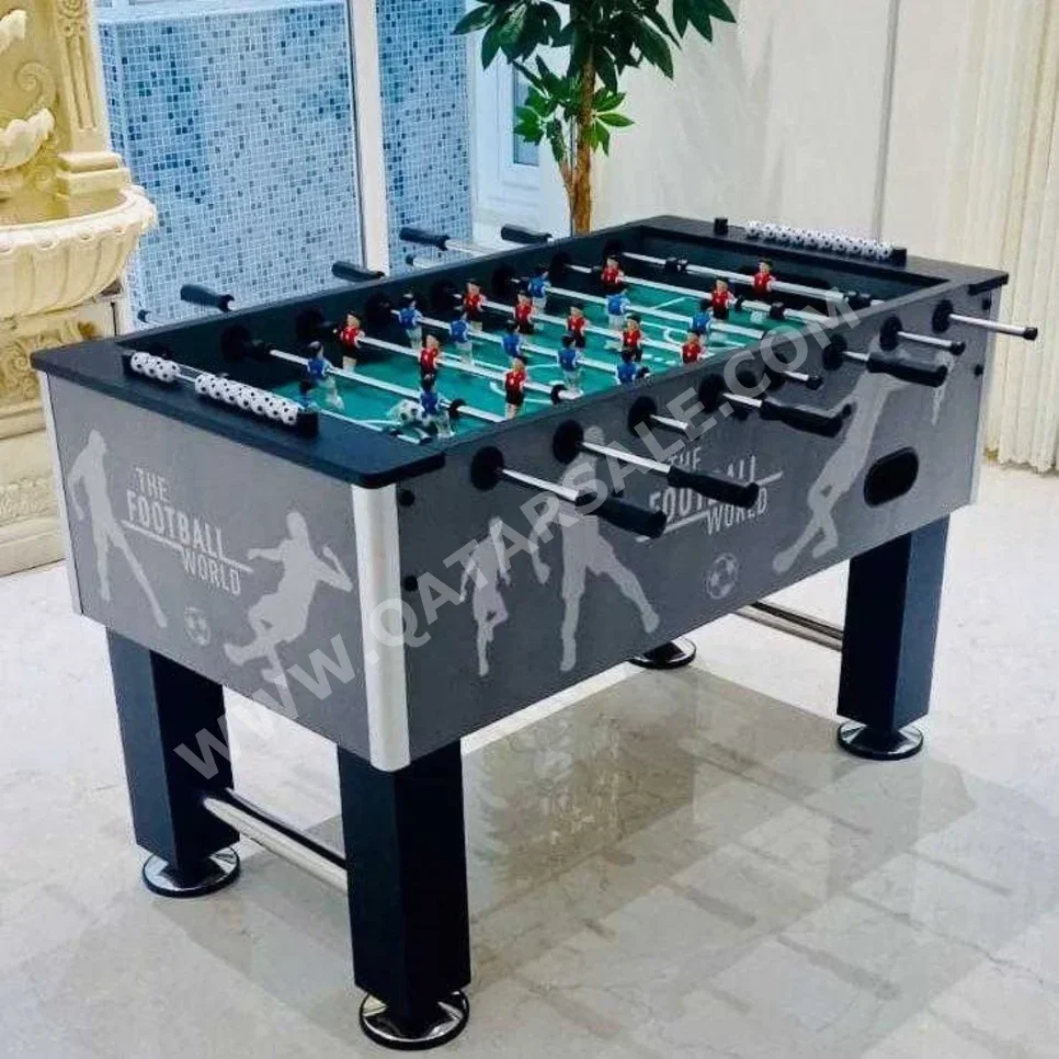 Black and Gray  Foosball Table