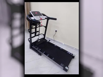 Gym Equipment Machines - Treadmill  - Black  120 Kg  With Installation  With Delivery