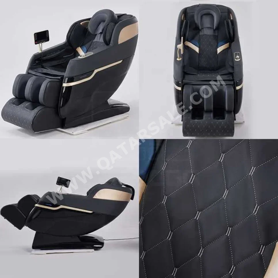 Massage Chair Leercon  Black  All Body  4D