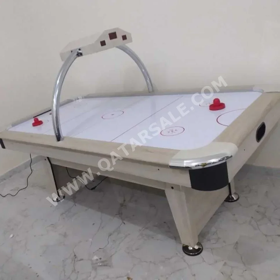 White  Hockey Table