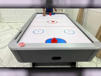 White  Hockey Table