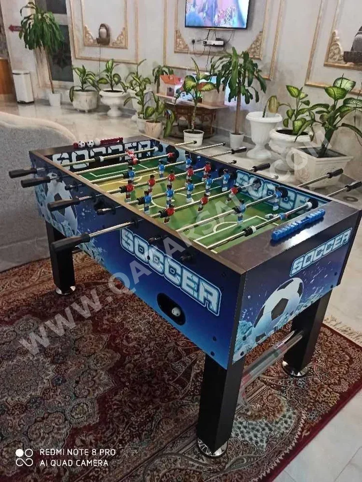 Blue  Foosball Table