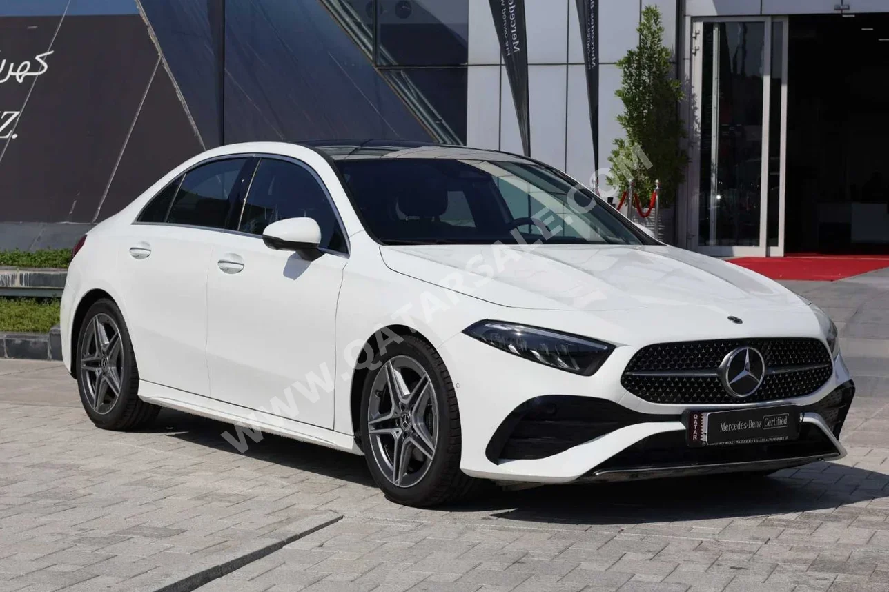 Mercedes-Benz  A-Class  200  2024  Automatic  1,000 Km  4 Cylinder  Front Wheel Drive (FWD)  Sedan  White  With Warranty