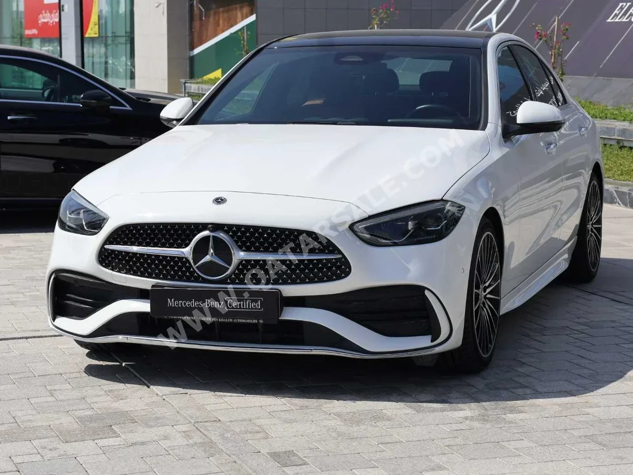 Mercedes-Benz  C-Class  200  2024  Automatic  14,000 Km  4 Cylinder  Rear Wheel Drive (RWD)  Sedan  White  With Warranty