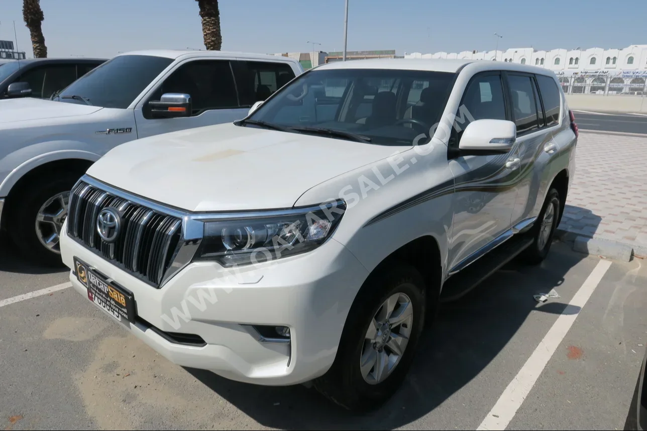 Toyota  Prado  2019  Automatic  80,000 Km  6 Cylinder  Four Wheel Drive (4WD)  SUV  White