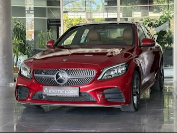 Mercedes-Benz  C-Class  200  2019  Automatic  70,000 Km  4 Cylinder  Rear Wheel Drive (RWD)  Sedan  Red