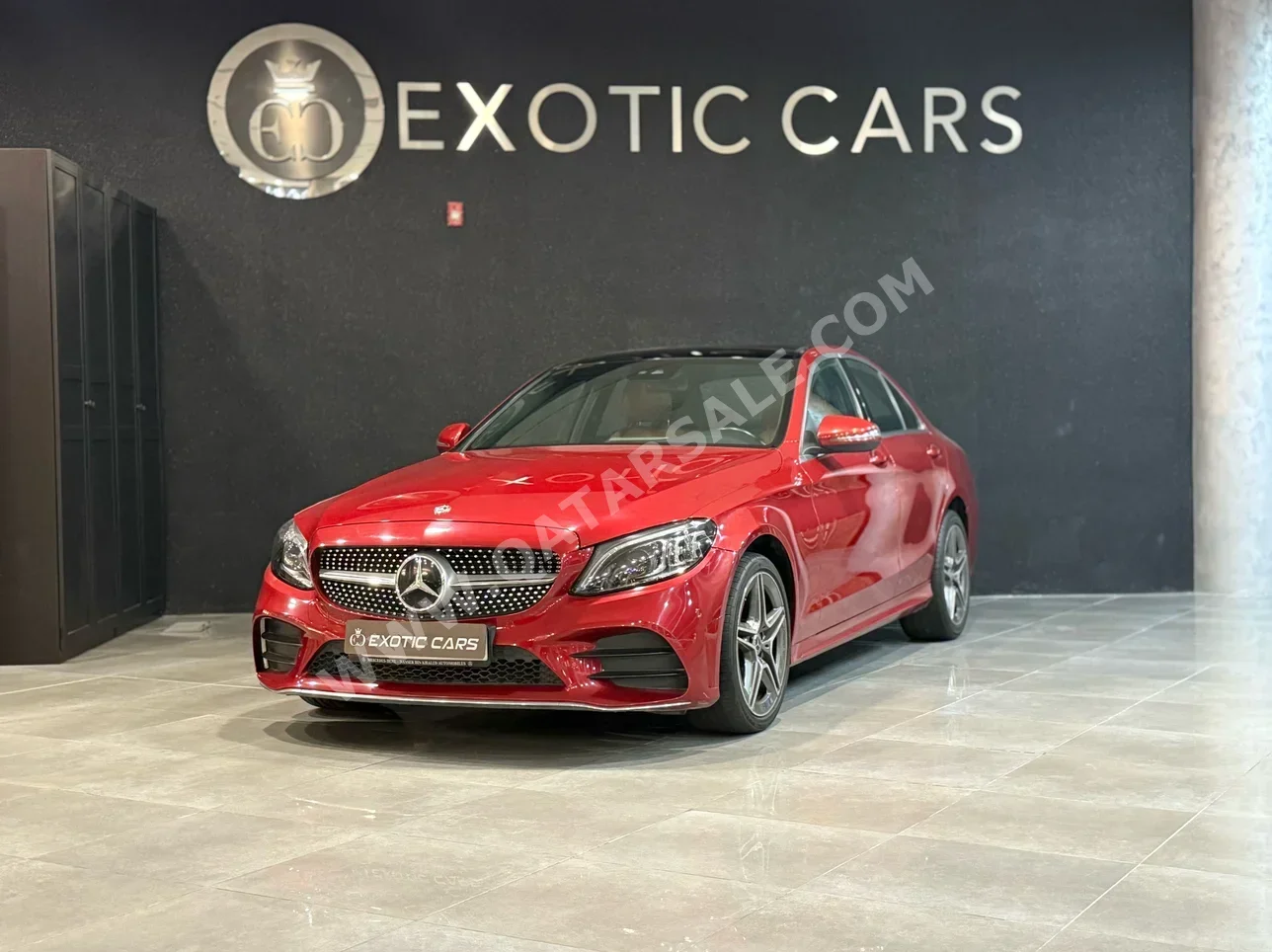 Mercedes-Benz  C-Class  200  2019  Automatic  70,000 Km  4 Cylinder  Rear Wheel Drive (RWD)  Sedan  Red