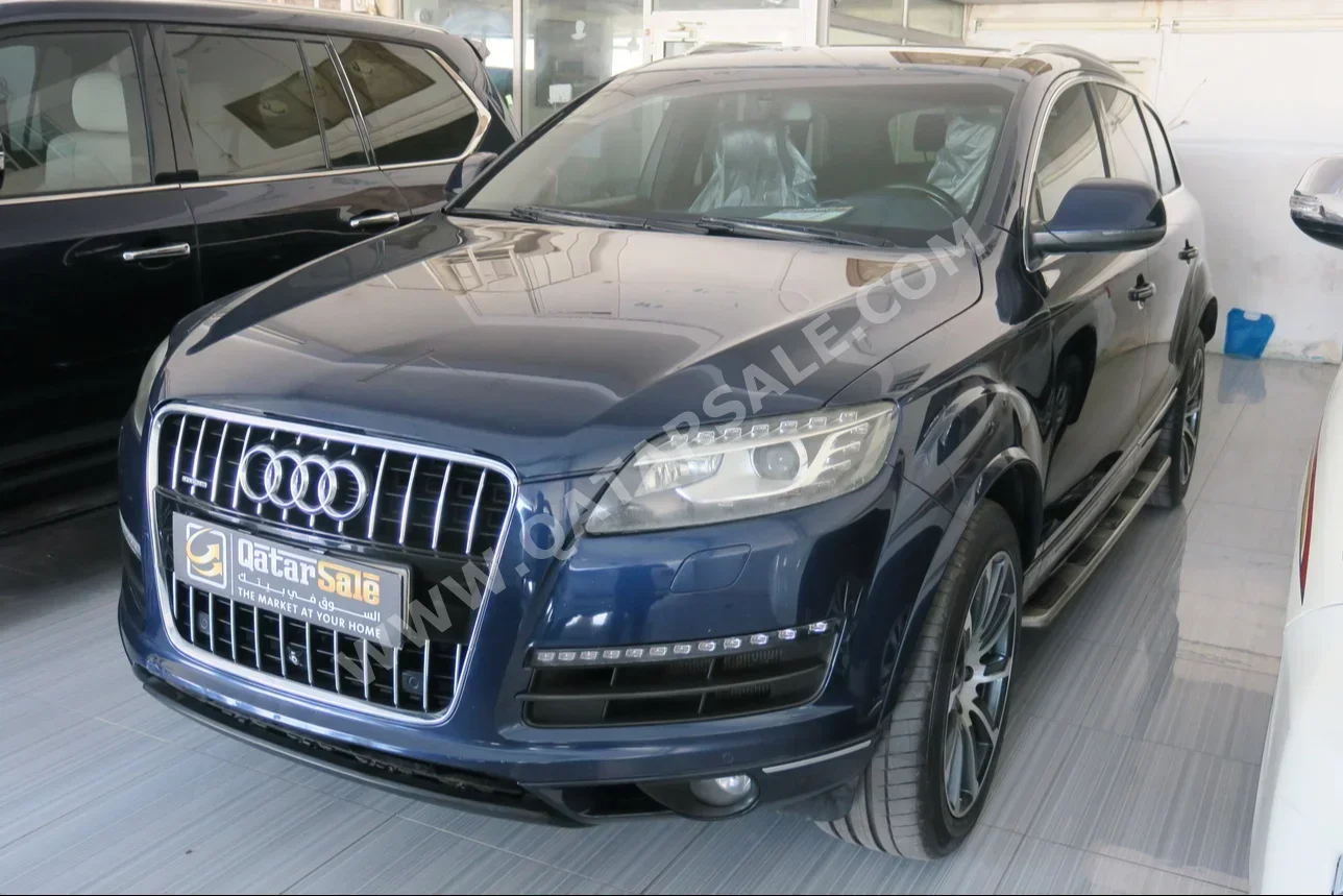 Audi  Q7  2014  Automatic  155,000 Km  6 Cylinder  All Wheel Drive (AWD)  SUV  Dark Blue