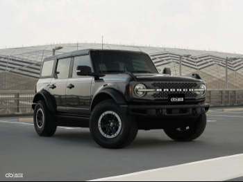 Ford  Bronco  Badlands  2022  Automatic  62,000 Km  6 Cylinder  Four Wheel Drive (4WD)  SUV  Black  With Warranty