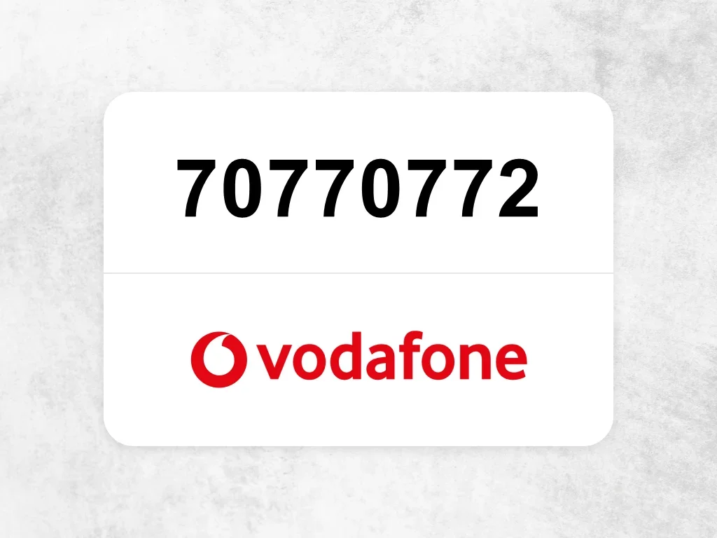 Vodafone Mobile Phone  70770772