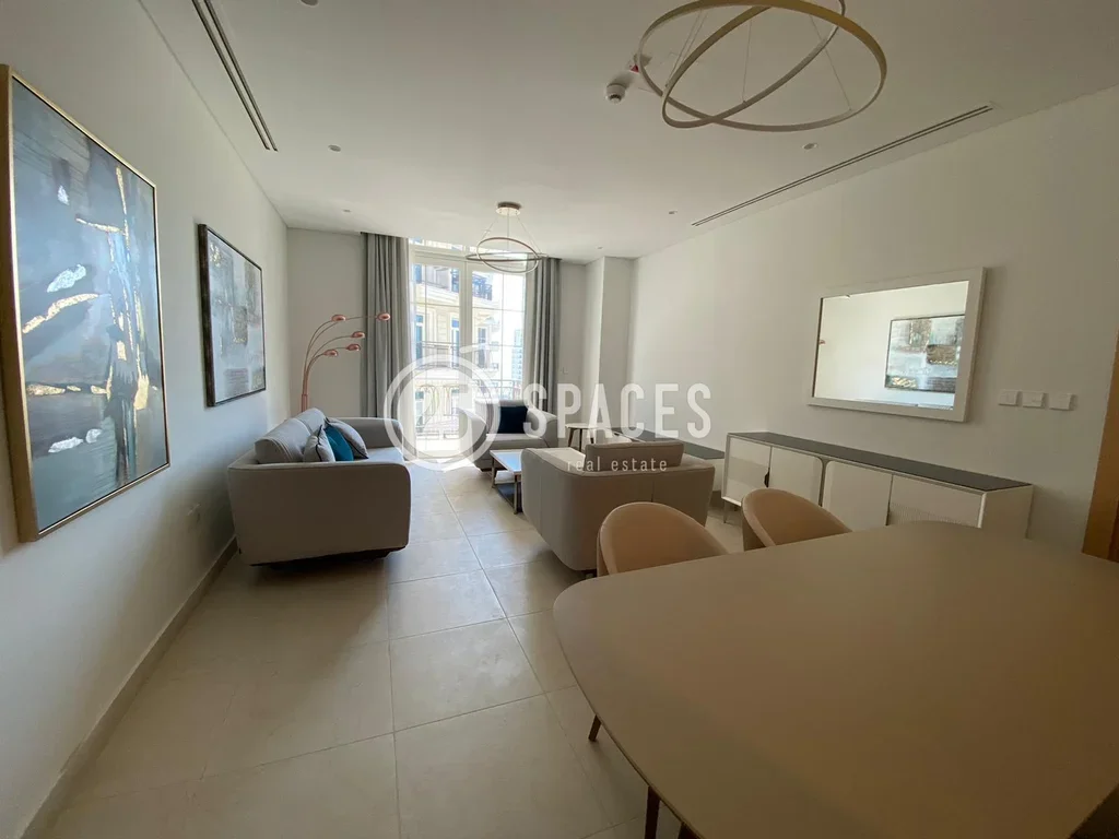 2 Bedrooms  Apartment  For Rent  in Doha -  The Pearl  Fully Furnished