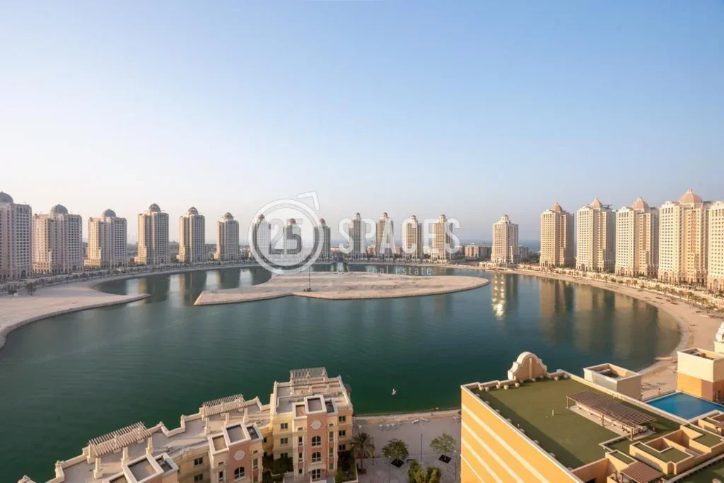 3 Bedrooms  Apartment  For Rent  in Doha -  The Pearl  Semi Furnished