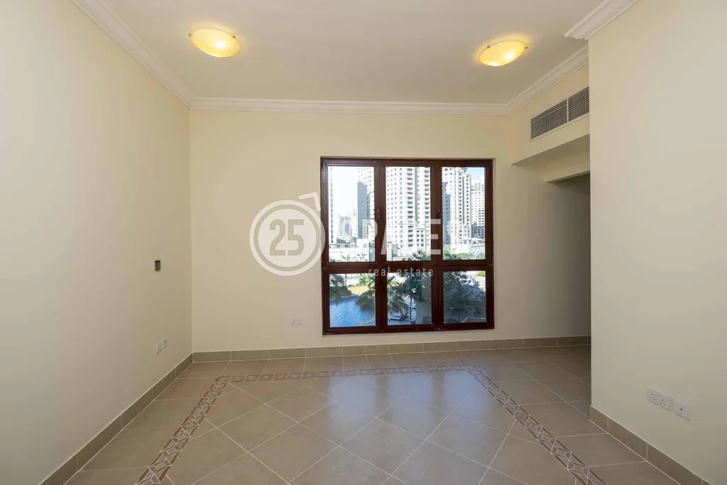 Apartment  For Rent  in Doha -  The Pearl  Semi Furnished