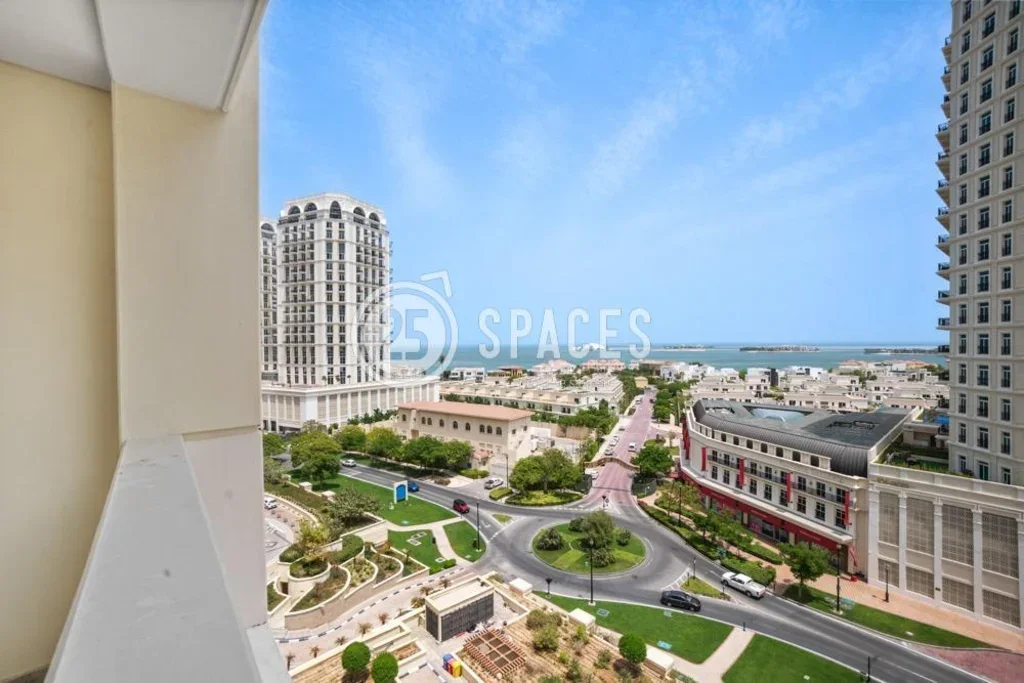 Apartment  For Rent  in Doha -  The Pearl  Semi Furnished