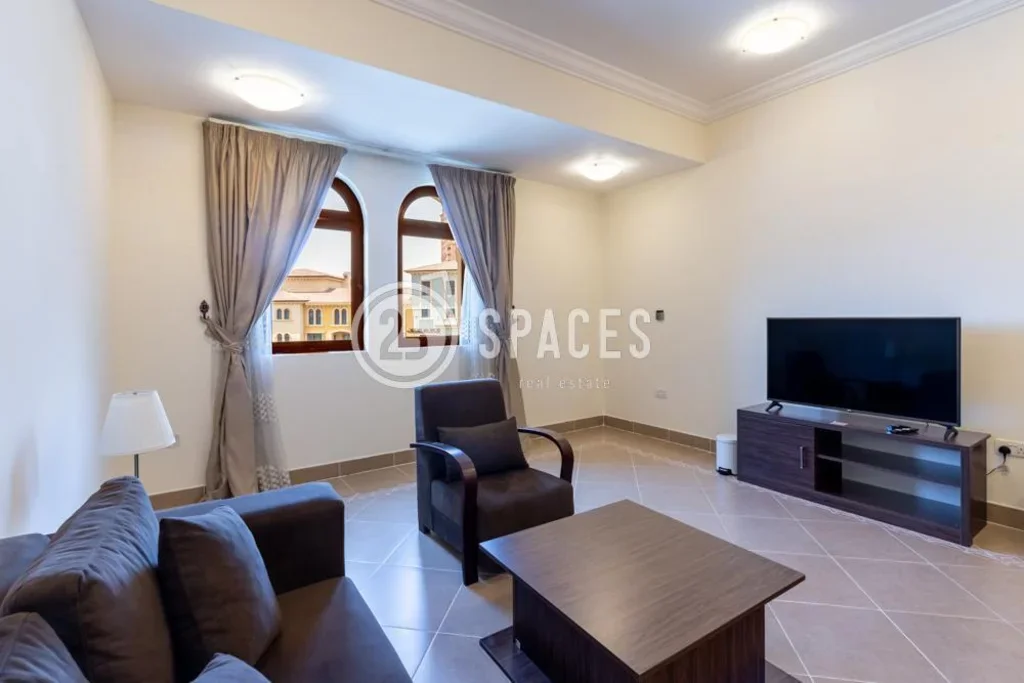 1 Bedrooms  Apartment  For Rent  in Doha -  The Pearl  Fully Furnished