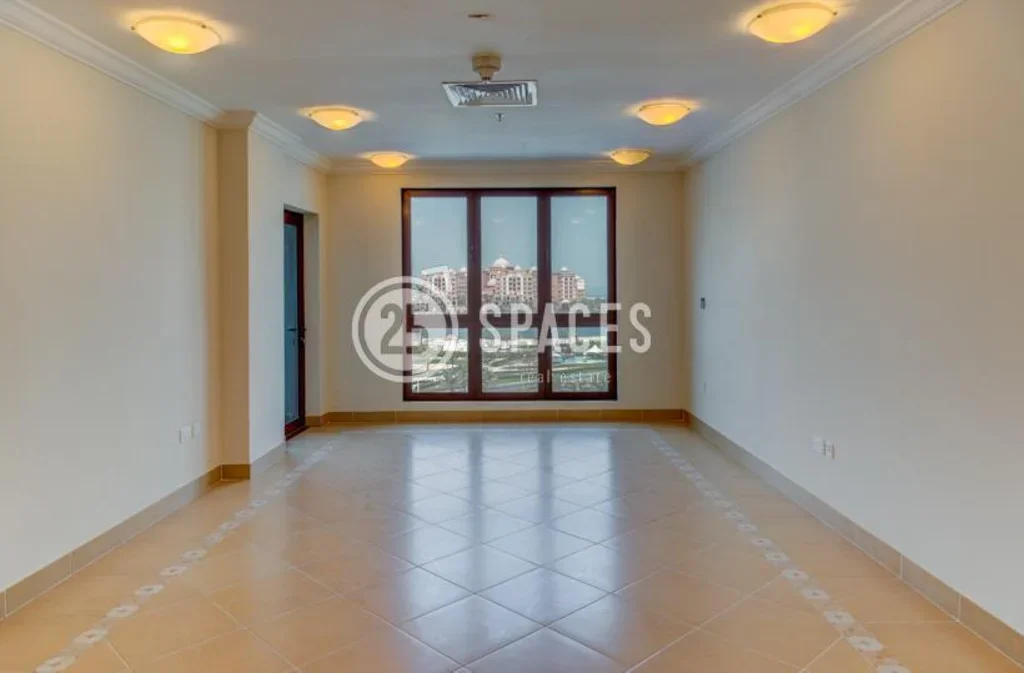 2 Bedrooms  Apartment  For Rent  in Doha -  The Pearl  Semi Furnished