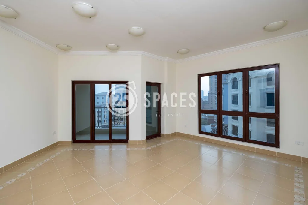 2 Bedrooms  Apartment  For Rent  in Doha -  The Pearl  Semi Furnished