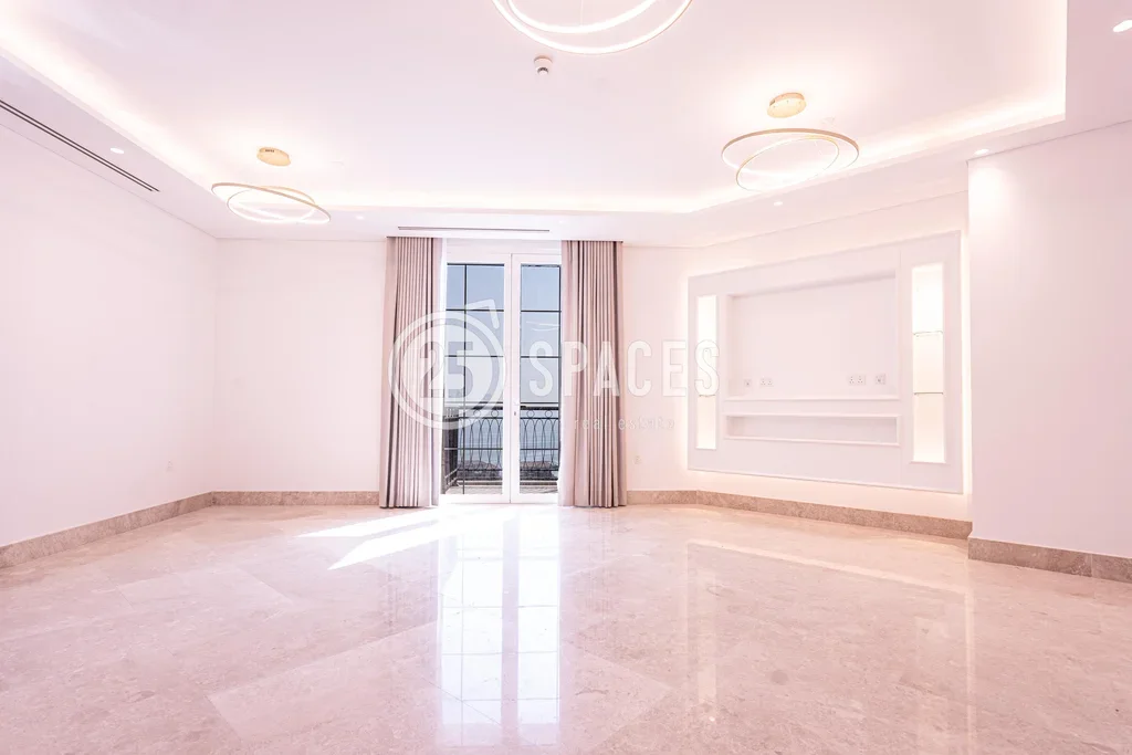 2 Bedrooms  Apartment  For Rent  in Doha -  The Pearl  Semi Furnished