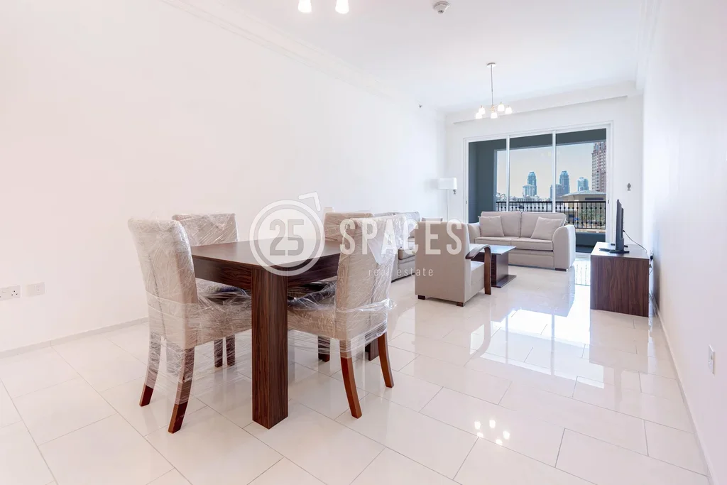 1 Bedrooms  Apartment  For Rent  in Doha -  The Pearl  Fully Furnished