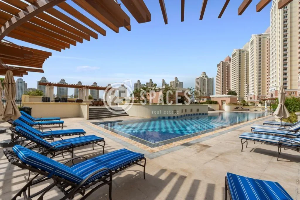 2 Bedrooms  Apartment  For Sale  in Doha -  The Pearl  Semi Furnished