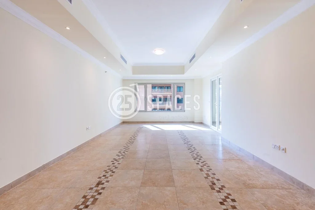 2 Bedrooms  Apartment  For Rent  in Doha -  The Pearl  Semi Furnished