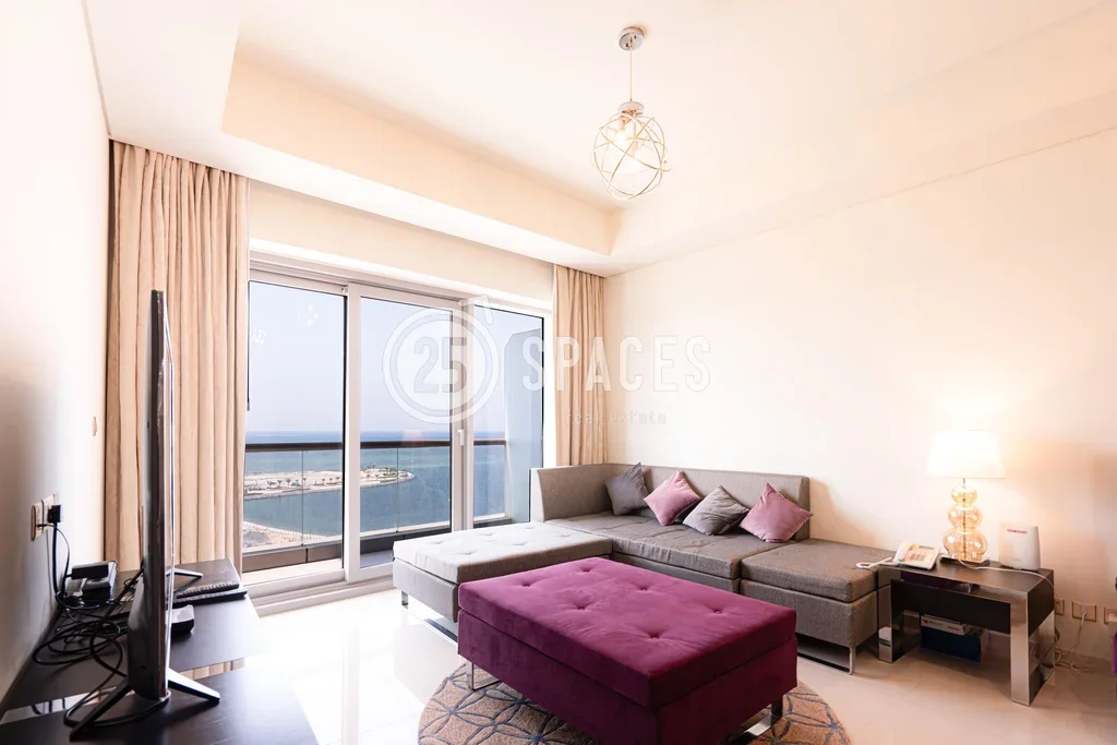 2 Bedrooms  Apartment  For Rent  in Lusail -  Marina District  Fully Furnished