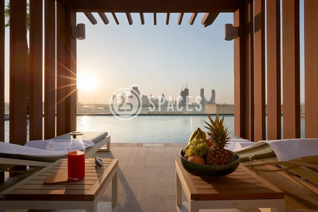 1 Bedrooms  Apartment  For Rent  in Doha -  The Pearl  Fully Furnished