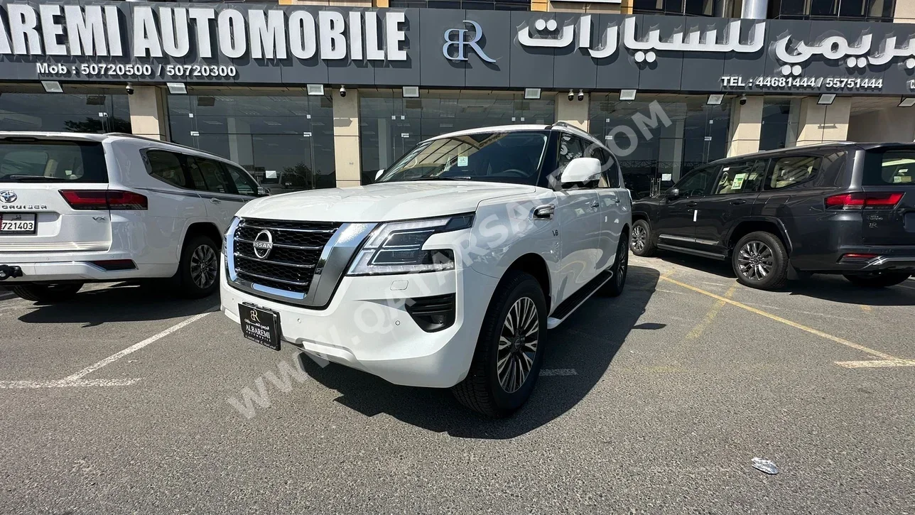  Nissan  Patrol  LE  2024  Automatic  0 Km  6 Cylinder  Four Wheel Drive (4WD)  SUV  White  With Warranty