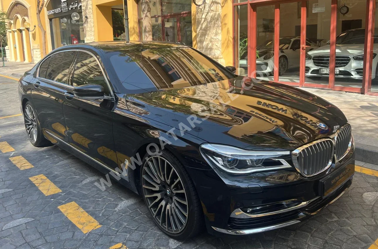 BMW  7-Series  750 Li  2016  Automatic  38,000 Km  8 Cylinder  Rear Wheel Drive (RWD)  Sedan  Black  With Warranty