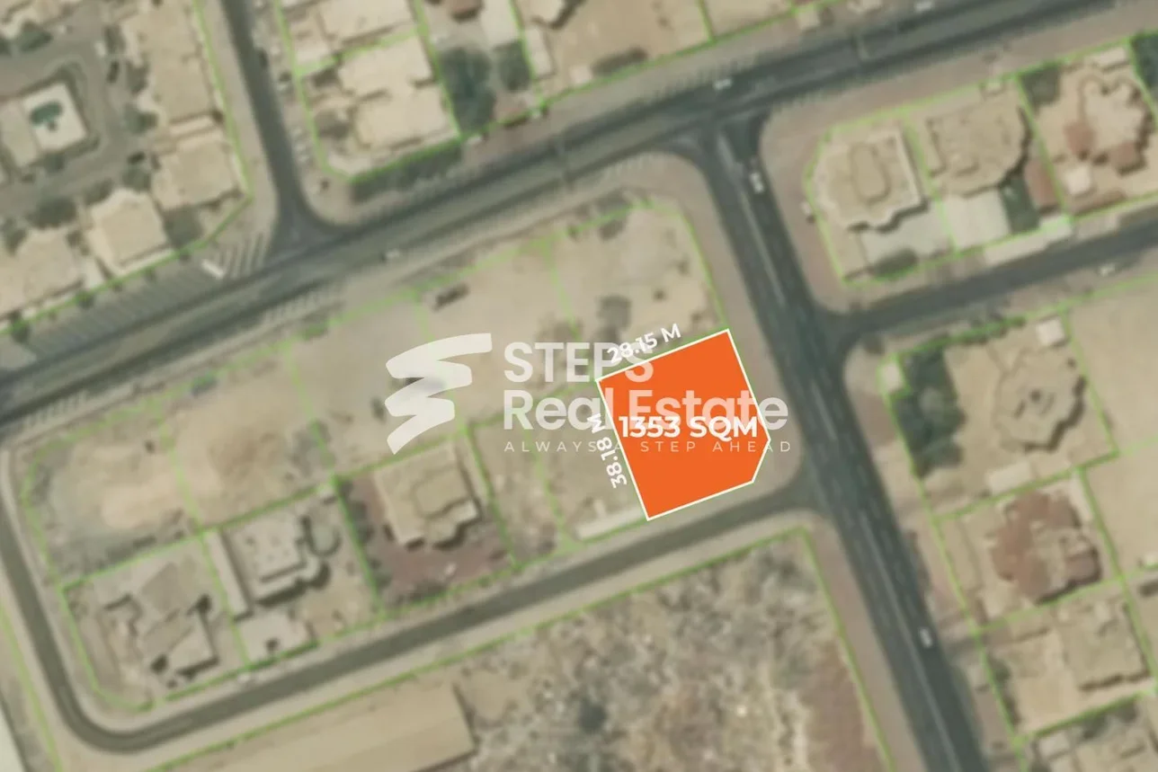 Lands For Sale in Doha  - Al Thumama  -Area Size 1,359 Square Meter