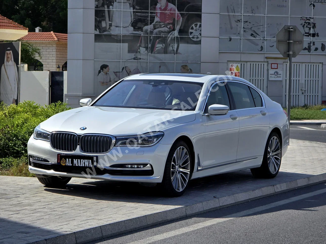 BMW  7-Series  740 Li  2016  Automatic  55,000 Km  6 Cylinder  Rear Wheel Drive (RWD)  Sedan  White  With Warranty