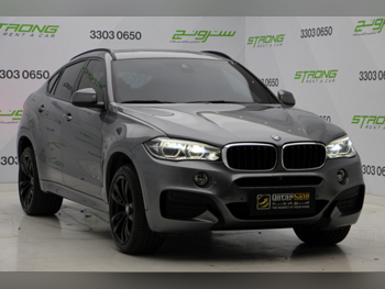 BMW  X-Series  X6  2019  Automatic  123,000 Km  6 Cylinder  Four Wheel Drive (4WD)  SUV  Gray
