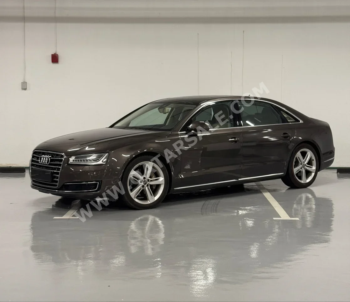 Audi  A8  50 TFSI  2015  Automatic  192,000 Km  8 Cylinder  Rear Wheel Drive (RWD)  Sedan  Dark Brown