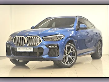 BMW  X-Series  X6 40i  2020  Automatic  45,550 Km  6 Cylinder  All Wheel Drive (AWD)  SUV  Blue  With Warranty