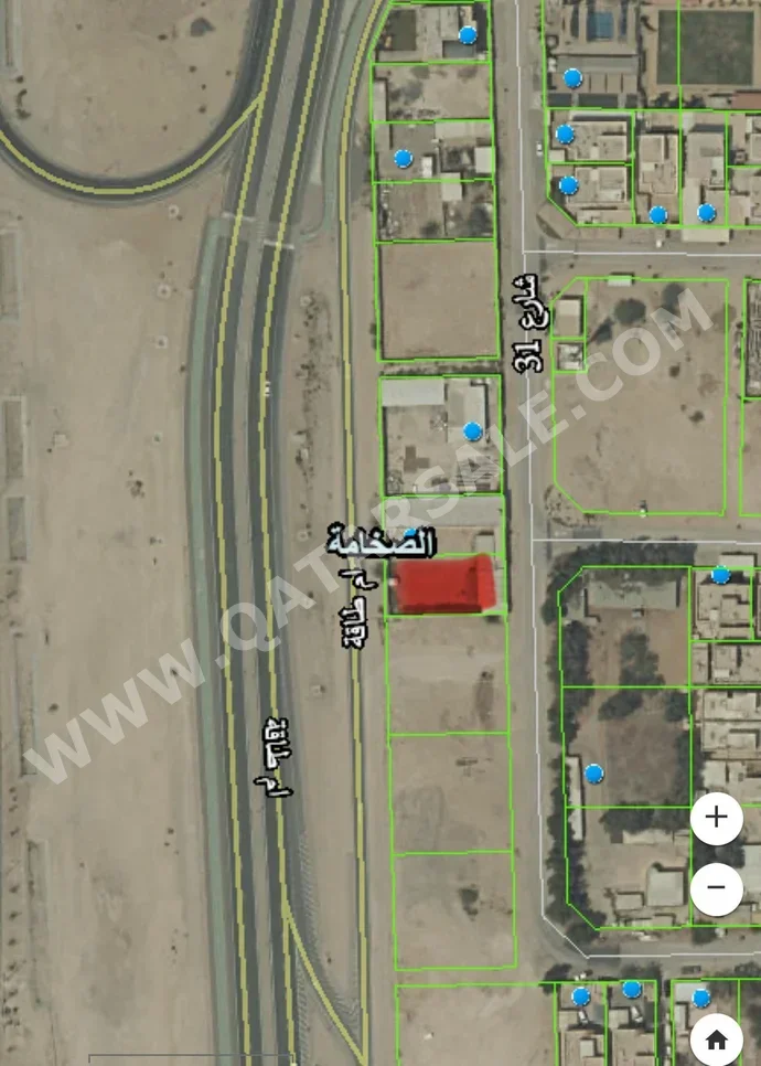 Lands For Sale in Al Daayen  - Al Sakhama  -Area Size 640 Square Meter