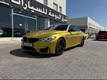 BMW  M-Series  4 Competition  2016  Automatic  51,000 Km  6 Cylinder  Rear Wheel Drive (RWD)  Sedan  Yellow