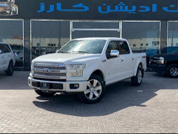 Ford  F  150 Platinum  2015  Automatic  190,000 Km  6 Cylinder  Four Wheel Drive (4WD)  Pick Up  White