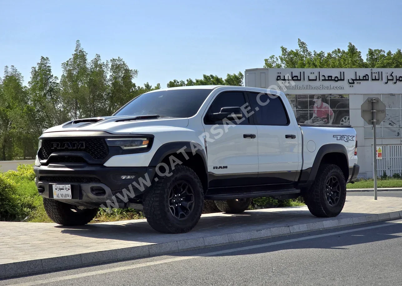 Dodge  Ram  TRX  2023  Automatic  32,000 Km  8 Cylinder  Four Wheel Drive (4WD)  Pick Up  White  With Warranty