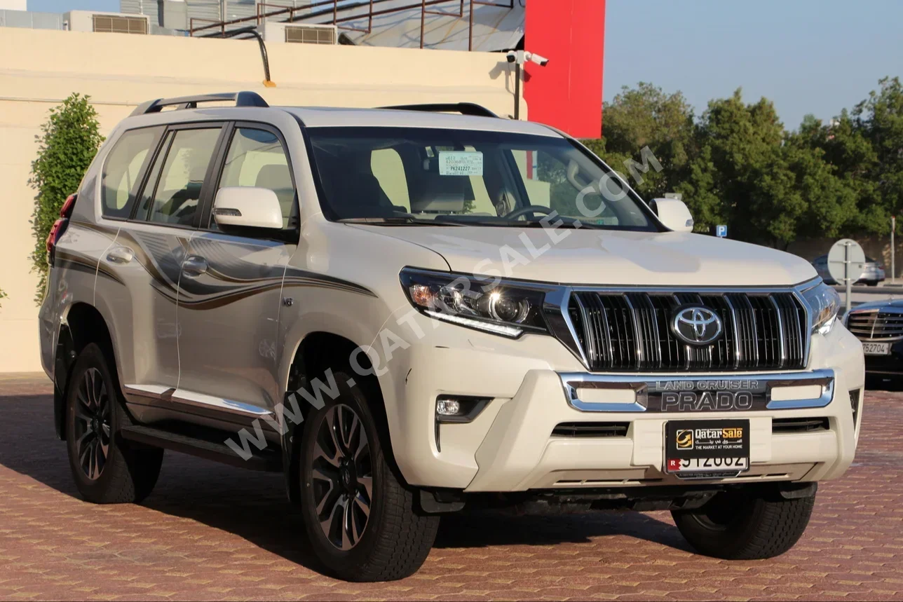 Toyota  Prado  TXL  2023  Automatic  7,000 Km  6 Cylinder  Four Wheel Drive (4WD)  SUV  White  With Warranty