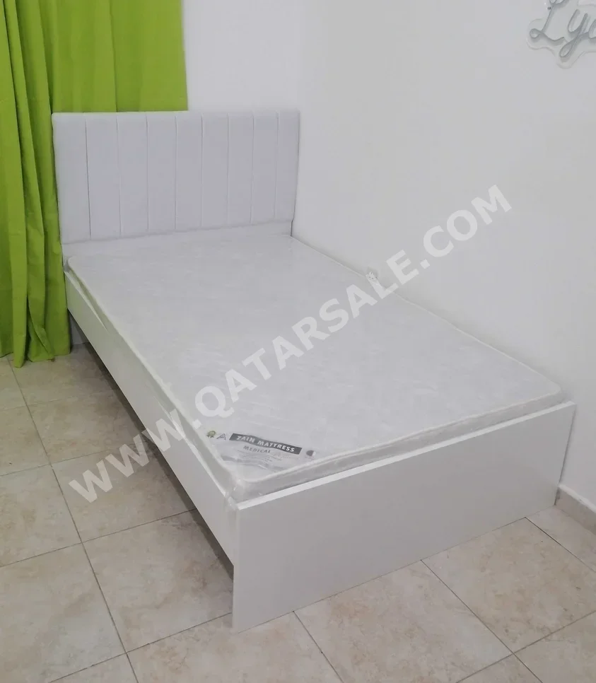 Beds - Single  - White  - Mattress Included