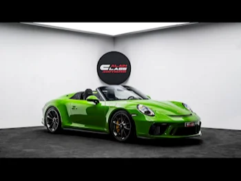 Porsche  911  Sport Classic  2019  Manual  2,245 Km  6 Cylinder  Rear Wheel Drive (RWD)  Convertible  Green  With Warranty