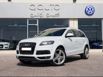 Audi  Q7  2016  Automatic  115,000 Km  6 Cylinder  Four Wheel Drive (4WD)  SUV  White