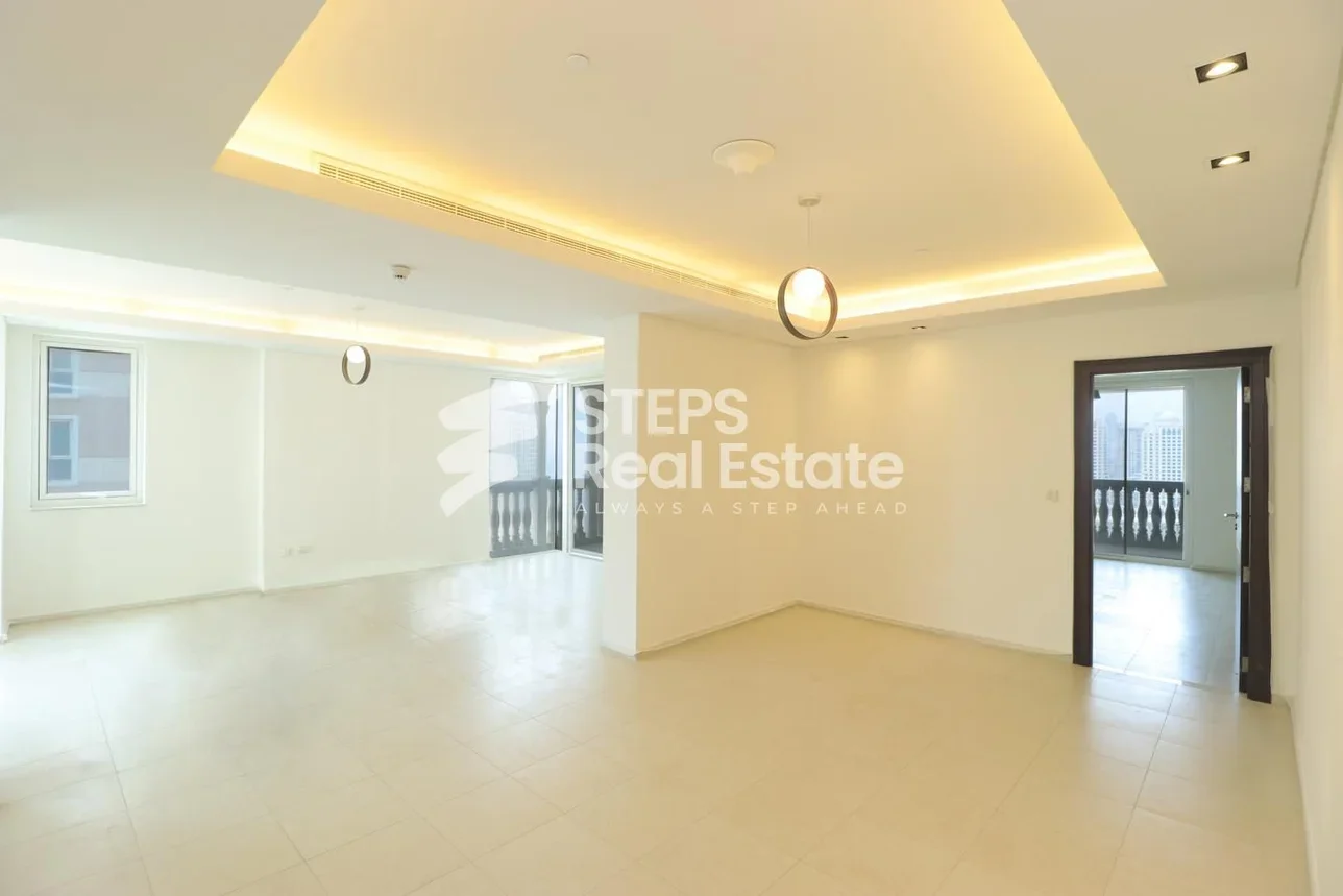 2 Bedrooms  Apartment  in Doha -  The Pearl  Semi Furnished